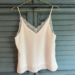 Nasty Gal White Lace Camisole